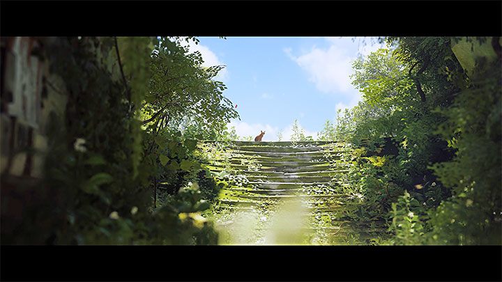 After using the stairs leading to the surface, the credits will start to roll - congratulations, you' - Stray:Control Room, Chapter 12 - walkthrough, ending - Walkthrough - Stray Guide, Walkthrough