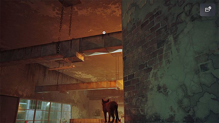 You will reach a cell with a force field where B-12 is imprisoned - Stray: Jail, Chapter 11 - walkthrough - Walkthrough - Stray Guide, Walkthrough