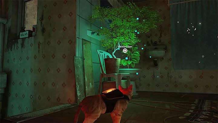 Menu location: row 2, position 7 - Stray: The Slums - all memories - Memories B-12 - Stray Guide, Walkthrough