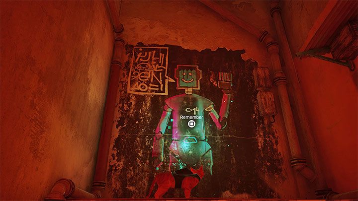 Menu location: row 2, position 6 - Stray: The Slums - all memories - Memories B-12 - Stray Guide, Walkthrough