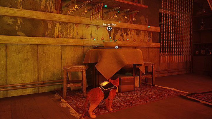Menu location: row 2, position 3 - Stray: The Slums - all memories - Memories B-12 - Stray Guide, Walkthrough