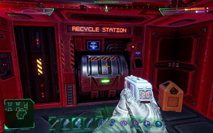 In the game, you can find scrap or destroy unnecessary items from the inventory (option Vaporize from the list of commands) - System Shock Remake: Tips and tricks - Basics - System Shock Remake Guide