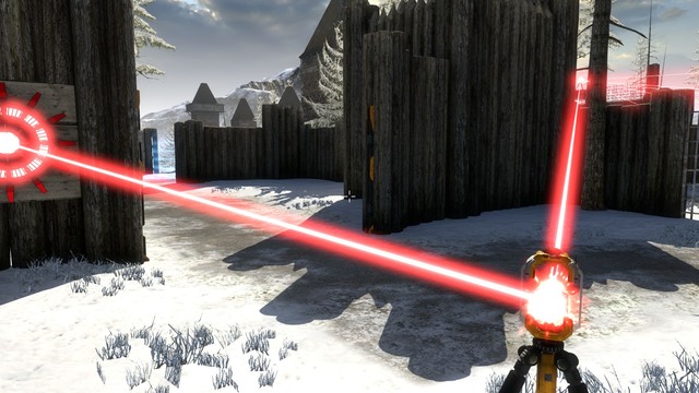 Utilize the connector that can be found in the air. - C3 - World C - The Talos Principle - Game Guide and Walkthrough