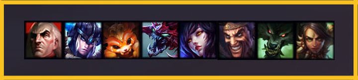 Team composition: Sejuani, ChoGath, Ahri, Draven, Gnar, Warwick, Nidalee, Swain - The best characters - TFT Tier List - Basics - Teamfight Tactics Guide