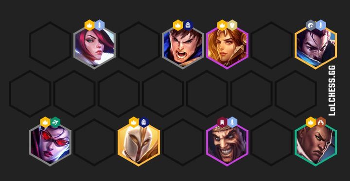 It can be enforced at any time, but never use more than 3 nobles if you cannot put 6 - Best strategies and heroes compositions in Teamfight Tactics - Basics - Teamfight Tactics Guide