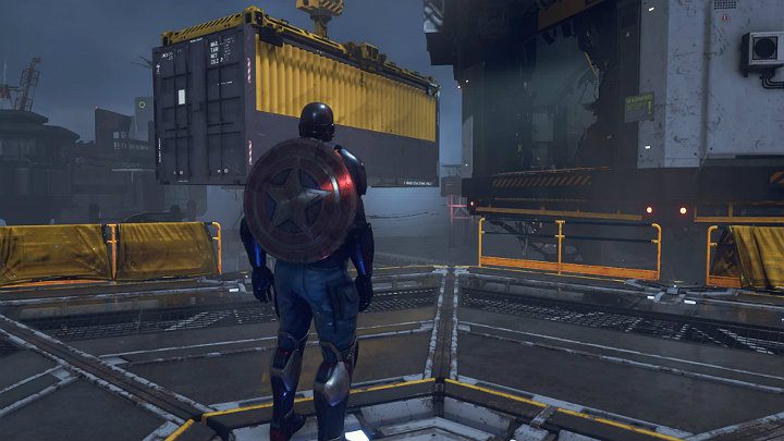 He will make a hole in the building that will allow you to get inside - Marvels Avengers: By Force of Mind, walkthrough - Gold Coast - Marvels Avengers Guide