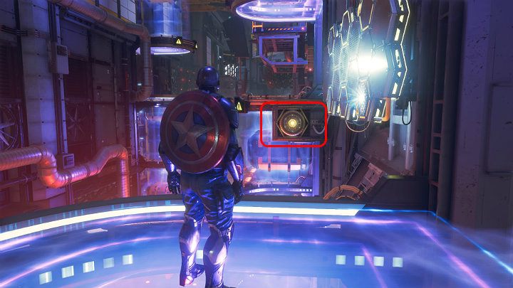 There is a wall on the right side that you can use to reach the other side but it is connected to a high voltage - Marvels Avengers: By Force of Mind, walkthrough - Gold Coast - Marvels Avengers Guide