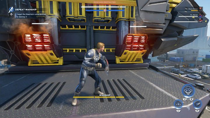 Here, youll have to destroy another two overheating vents - Marvels Avengers: Mayhem over Manhattan, walkthrough - Eastern seaboard - Marvels Avengers Guide