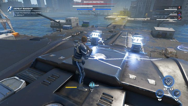 Youll find two generators here - Marvels Avengers: Mayhem over Manhattan, walkthrough - Eastern seaboard - Marvels Avengers Guide