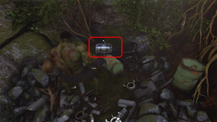 When you stand in front of the gate leading to the AIM facility you will have to break it down with a heavy attack - Marvels Avengers: To find Olympia, walkthrough - Pacific Northwest - Marvels Avengers Guide