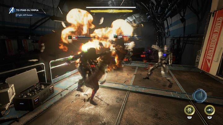 You will re-activate the AIMs defensive systems - Marvels Avengers: To find Olympia, walkthrough - Pacific Northwest - Marvels Avengers Guide