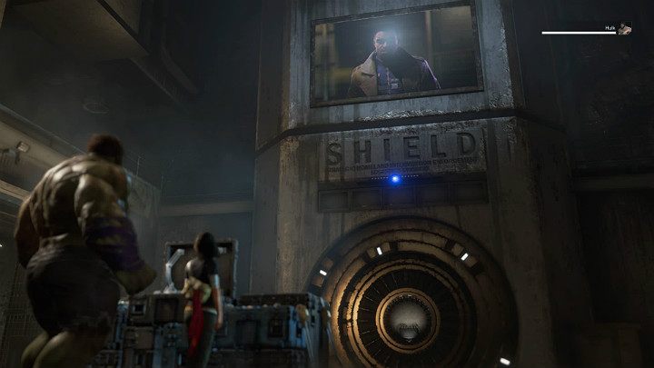 Once you try to open the door leading to the safe, you will activate SHIELD security system - Marvels Avengers: Missing links, walkthrough - Snowy Tundra - Marvels Avengers Guide
