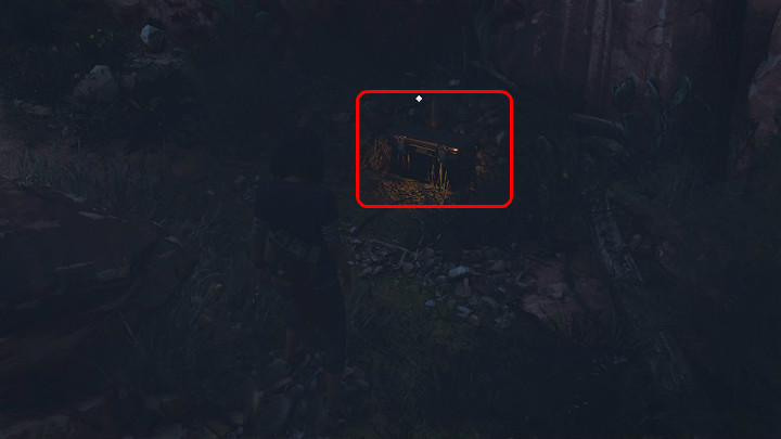 On the right side, under the rock, just right at the corner, youll find one chest with equipment - Marvels Avengers: House Call, walkthrough - Utah Badlands - Marvels Avengers Guide