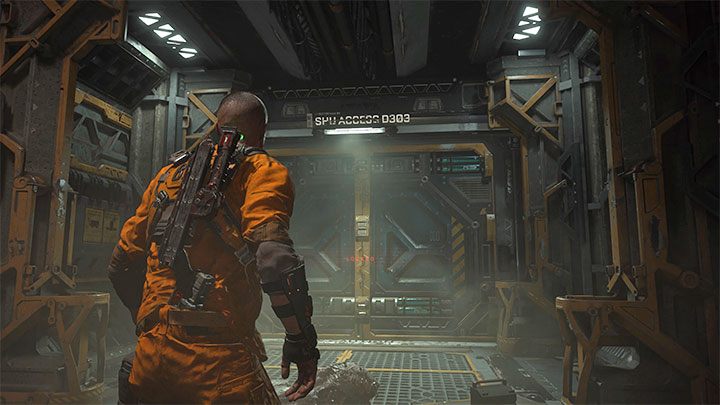 Take the Fuse, travel to the place where you've found it, and only then use it to open SHU Access D303 - Callisto Protocol: Aftermath - Walkthrough - The Callisto Protocol Guide