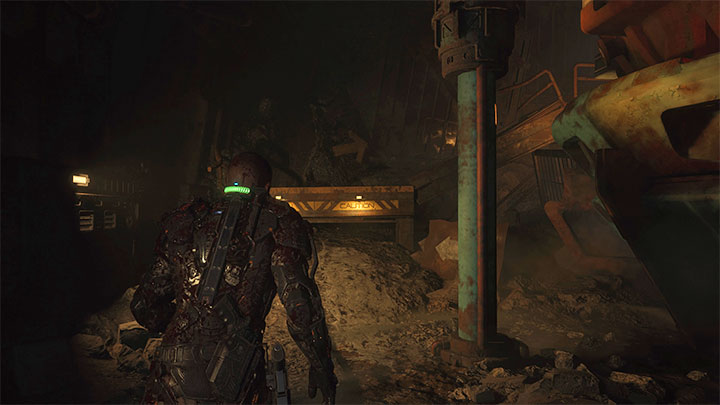 The third switch (B3) is upstairs and you can find your way to it thanks to arrows pointing you in the right direction (screenshot) - Callisto Protocol: Below - Walkthrough - The Callisto Protocol Guide