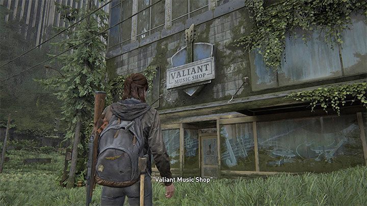 Der erste Ort, an dem die Vollversion eines Mini-Gitarrenspiels erhältlich ist, ist der Valiant Music Shop – The Last of Us 2: Wann ist das Spielen einer Gitarre verfügbar?  - Kampagne und Erkundung – The Last of Us 2 Guide