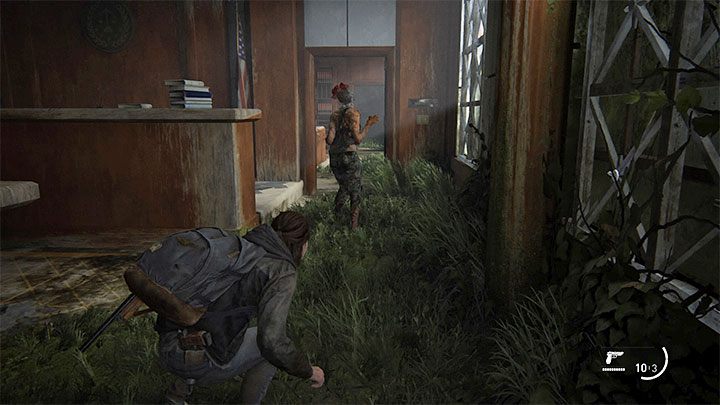 In The Last of Us 2 you can easily be detected by generating noise, for example, by moving too fast and you may be spotted in a crouched position - The Last of Us 2: Best starting tips - Basics - The Last of Us 2 Guide