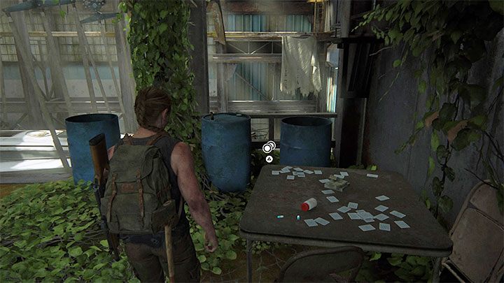 The bottom of the ladder will allow you to get to the top floor of the hanger - The Last of Us 2: On Foot - collectibles, artefacts, coins - Seattle Day 1 - Abby - The Last of Us 2 Guide