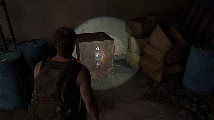 The safe is inside the building - The Last of Us 2: On Foot - collectibles, artefacts, coins - Seattle Day 1 - Abby - The Last of Us 2 Guide