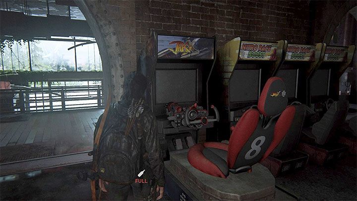 During The Flooded City stage, Ellie visits the Arcade - The Last of Us 2: Easter-eggs on Ellie stages - Easter-eggs and curiosities and - The Last of Us 2 Guide