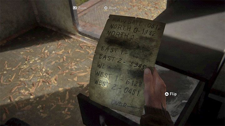 The famous combination 0451 also appears in The Last of Us Part 2 - The Last of Us 2: Easter-eggs on Ellie stages - Easter-eggs and curiosities and - The Last of Us 2 Guide