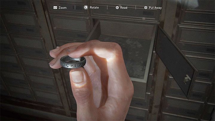 In The Last of Us Part 2 you can find a ring that belongs to Nathan Drake known from the Uncharted series - The Last of Us 2: Easter-eggs on Ellie stages - Easter-eggs and curiosities and - The Last of Us 2 Guide