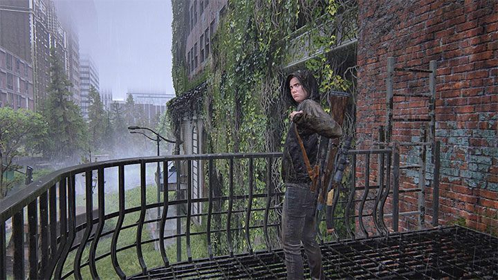 After you get to The Theater stage during your first day in Seattle you will experience some heavy rain - The Last of Us 2: Easter-eggs on Ellie stages - Easter-eggs and curiosities and - The Last of Us 2 Guide