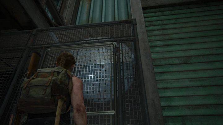 Give Mel a boost, then run down the stairs to the woman, and shell open the door from the other side - The Last of Us 2: On Foot, Seattle Day 1 Abby walkthrough - Seattle Day 1 - Abby - The Last of Us 2 Guide