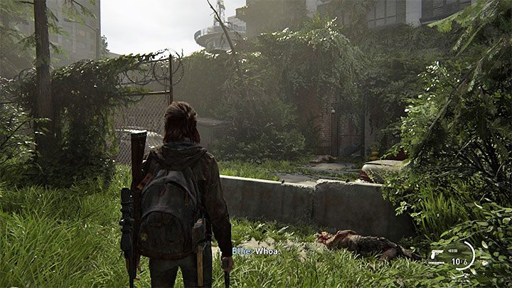 The safe can be found on the way to the headquarters of the Channel 13 TV station, specifically after reaching the location from the picture - a minefield - The Last of Us 2: Safe combinations - Seattle, Day 1 Ellie - Safes - The Last of Us 2 Guide