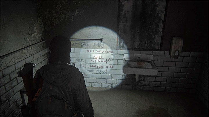 Find the bathroom - The Last of Us 2: Safe combinations - Seattle, Day 1 Ellie - Safes - The Last of Us 2 Guide