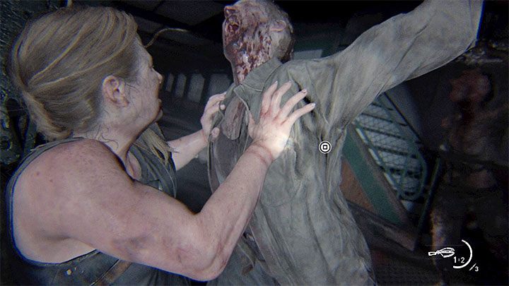 Im Nahkampf kann Ihr Held gepackt werden – vermeiden Sie es so weit wie möglich – The Last of Us 2: Kampf- und Stealth-Anleitung – Grundlagen – The Last of Us 2-Anleitung