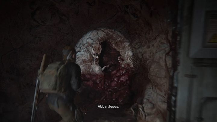 Get out of the surgery ward and go back to the room where you heard a suspicious mutant sound - The Last of Us 2: Ground Zero, Seattle Day 2 Abby walkthrough - Seattle Day 2 - Abby - The Last of Us 2 Guide