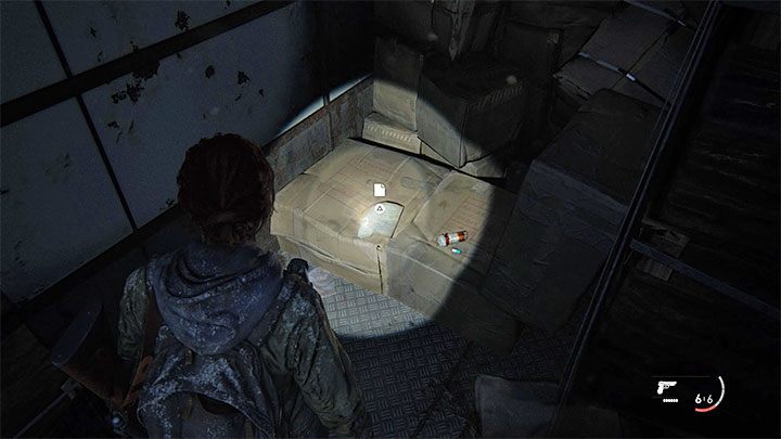 The document can be found inside the container in a dimly lit location - The Last of Us 2: Patrol - collectibles, artefacts, coins - Jackson - The Last of Us 2 Guide