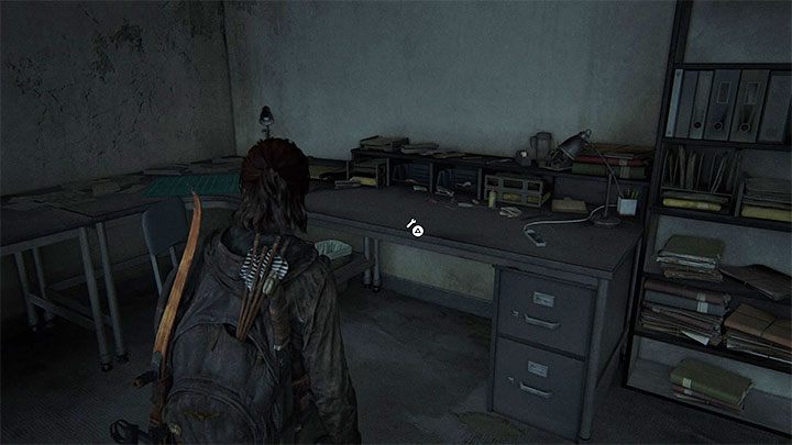In order to locate the workbench, you need to visit the ruins on your left - The Last of Us 2: Road to the Aquarium - collectibles, artefacts, coins - Seattle, Day 3 - Ellie - The Last of Us 2 Guide