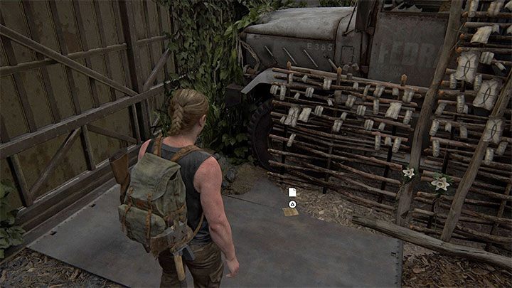 Its an artifact, and its in the same location where you found the five notes described above, which is near the altar of the cultists - The Last of Us 2: Hostile Territory - collectibles, artefacts, coins - Seattle Day 1 - Abby - The Last of Us 2 Guide