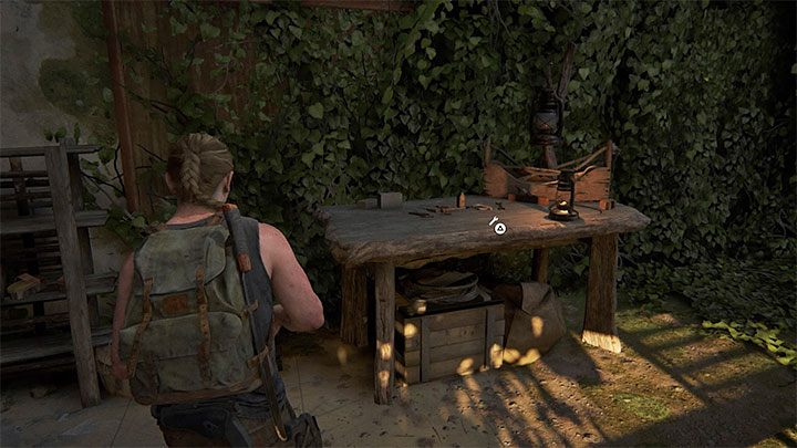 Explore the surrounding areas to find the workbench - The Last of Us 2: Hostile Territory - collectibles, artefacts, coins - Seattle Day 1 - Abby - The Last of Us 2 Guide