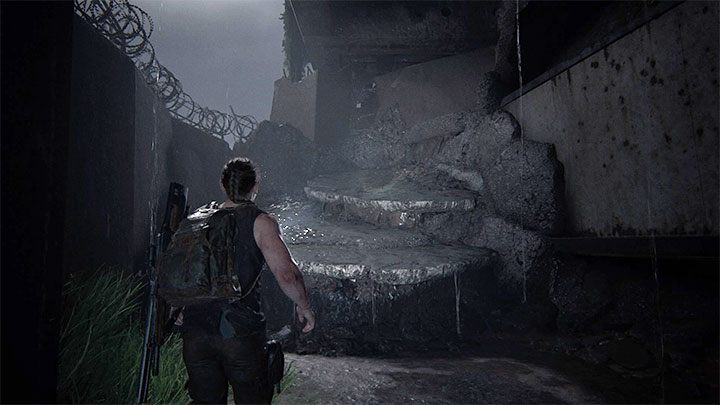 You can find the secret right after youve completed the short climb shown in the picture - The Last of Us 2: The Coast - collectibles, artefacts, coins - Seattle Day 1 - Abby - The Last of Us 2 Guide