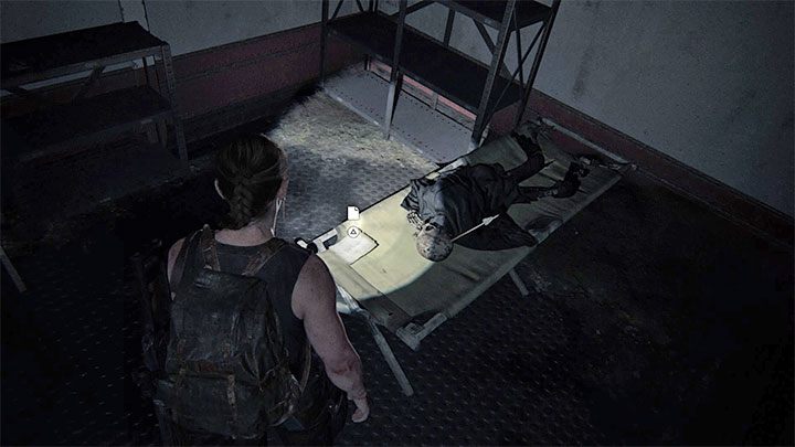 The collectible lies on a metal bed in one of the first few cabins - The Last of Us 2: The Coast - collectibles, artefacts, coins - Seattle Day 1 - Abby - The Last of Us 2 Guide