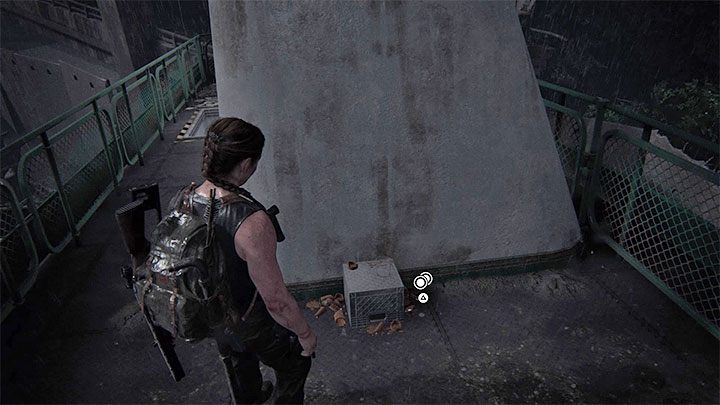 After using the ladder, turn 180 degrees and examine the area in front of you - the coin is on the ground - The Last of Us 2: The Coast - collectibles, artefacts, coins - Seattle Day 1 - Abby - The Last of Us 2 Guide