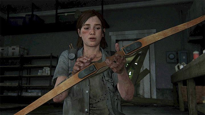 You get the bow during the Hillcrest stage - check out Bow - how to get it - The Last of Us 2: Weapons, gadgets - list - Basics - The Last of Us 2 Guide