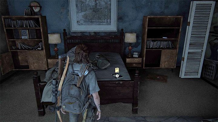 The manual lies on the bed in the bedroom - The Last of Us 2: Training manuals, passive skills - Character development and equipment upgrades - The Last of Us 2 Guide