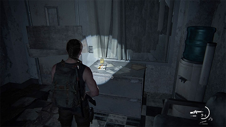 The manual is in one of the first rooms of the workshop - The Last of Us 2: Training manuals, passive skills - Character development and equipment upgrades - The Last of Us 2 Guide