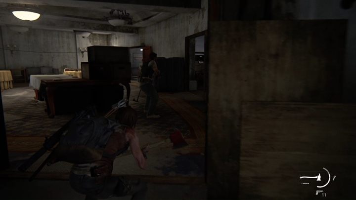 When the situation calms down a little bit, you can go inside the resort and finish off remaining enemies - The Last of Us 2: The Resort, Santa Barbara walkthrough - Santa Barbara - The Last of Us 2 Guide