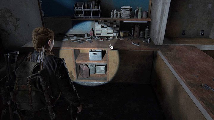 The Shortcut stage The first workbench table is located inside the Interbay building which can be explored in the early part of the stage - The Last of Us 2: Workbenches and weapons upgrades - Character development and equipment upgrades - The Last of Us 2 Guide