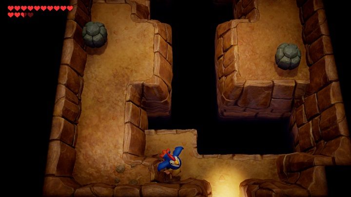 Jump over the abyss, go up the stairs and go right - Eagles Tower | Links Awakening Walkthrough - Walkthrough - Links Awakening Guide