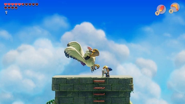 Climb the ladder to the top - Eagles Tower | Links Awakening Walkthrough - Walkthrough - Links Awakening Guide