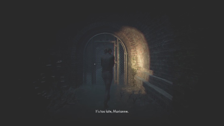 The door you have reached doesn't require any code or the use of any tools - The Medium: Ruins - walkthrough - Walkthrough - The Medium Guide
