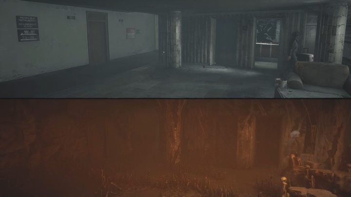 Go back upstairs, get closer to the elevator and use the spirit strike - The Medium: Encounter with Sadness - walkthrough - Walkthrough - The Medium Guide