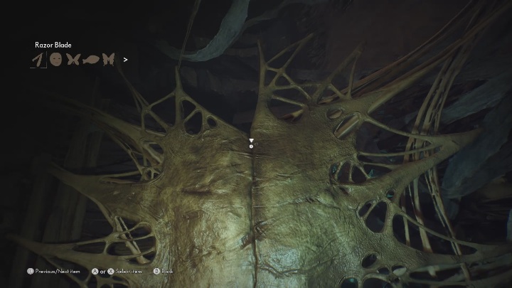 Find the skin in the right corner of the room – you need to cut it - The Medium: Thomas house - walkthrough - Walkthrough - The Medium Guide