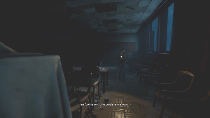 In the conference room, you'll find some small items that can come in very handy, mainly for getting the achievements - The Medium: On the other side of the mirror - walkthrough - Walkthrough - The Medium Guide